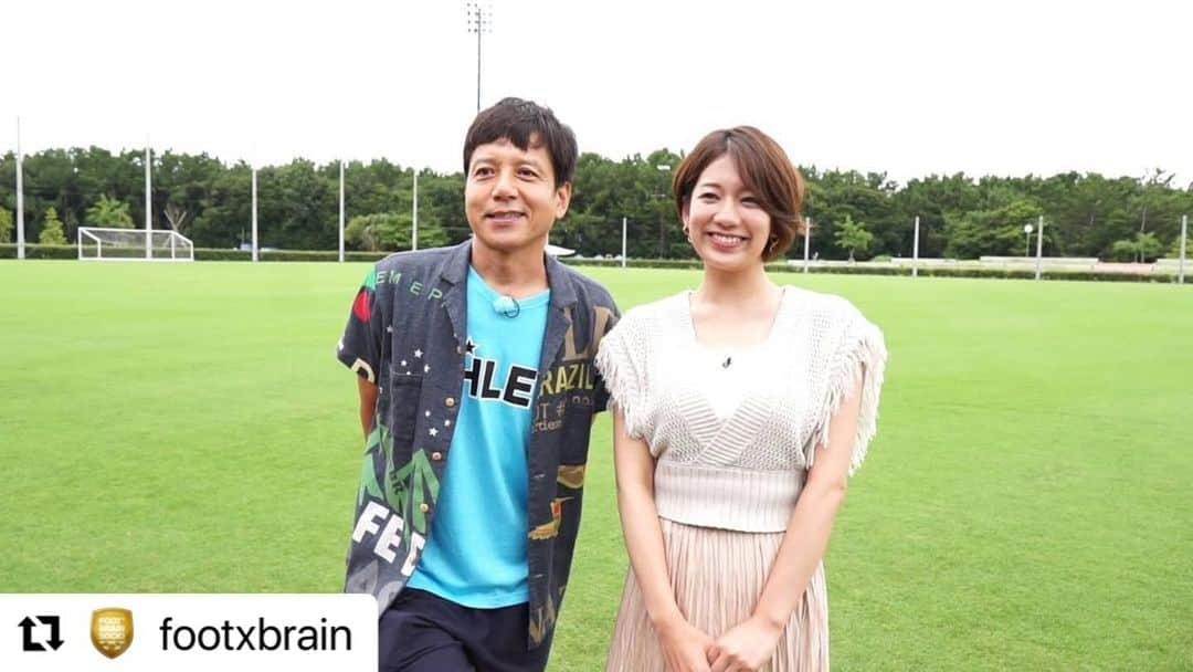 佐藤美希さんのインスタグラム写真 - (佐藤美希Instagram)「明日9/11(土)深夜24:20〜テレビ東京「FOOT×BRAIN」放送⚽️✨ ぜひご覧ください！ #FOOTBRAIN #フットブレイン #WEリーグ  #Repost @footxbrain with @make_repost ・・・ 開幕直前の #WEリーグ を特集⚽  #勝村政信 さん #佐藤美希 さんが、日本代表やワールドカップ優勝メンバーと一緒に、WEリーグを魅力あるリーグにするために何ができるかを考えていきます💡  #大野忍 #荒川恵理子 #鮫島彩 #阪口夢穂 #中島依美 #田中美南 #山下杏也加 #JFA夢フィールド  #FOOTBRAIN #テレビ東京 #毎週土曜 #24時20分」9月10日 20時59分 - satomiki0626