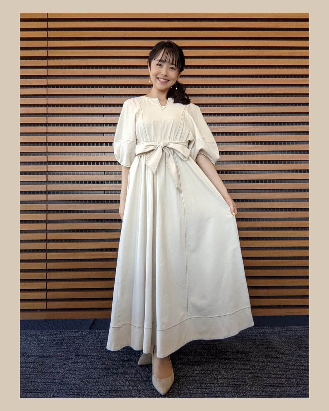 米澤かおりさんのインスタグラム写真 - (米澤かおりInstagram)「. いつもありがとうございます😊 一週間のおはよんの衣装👗 ブランドはタグ付けしています🔖」9月10日 17時21分 - kaoriina67