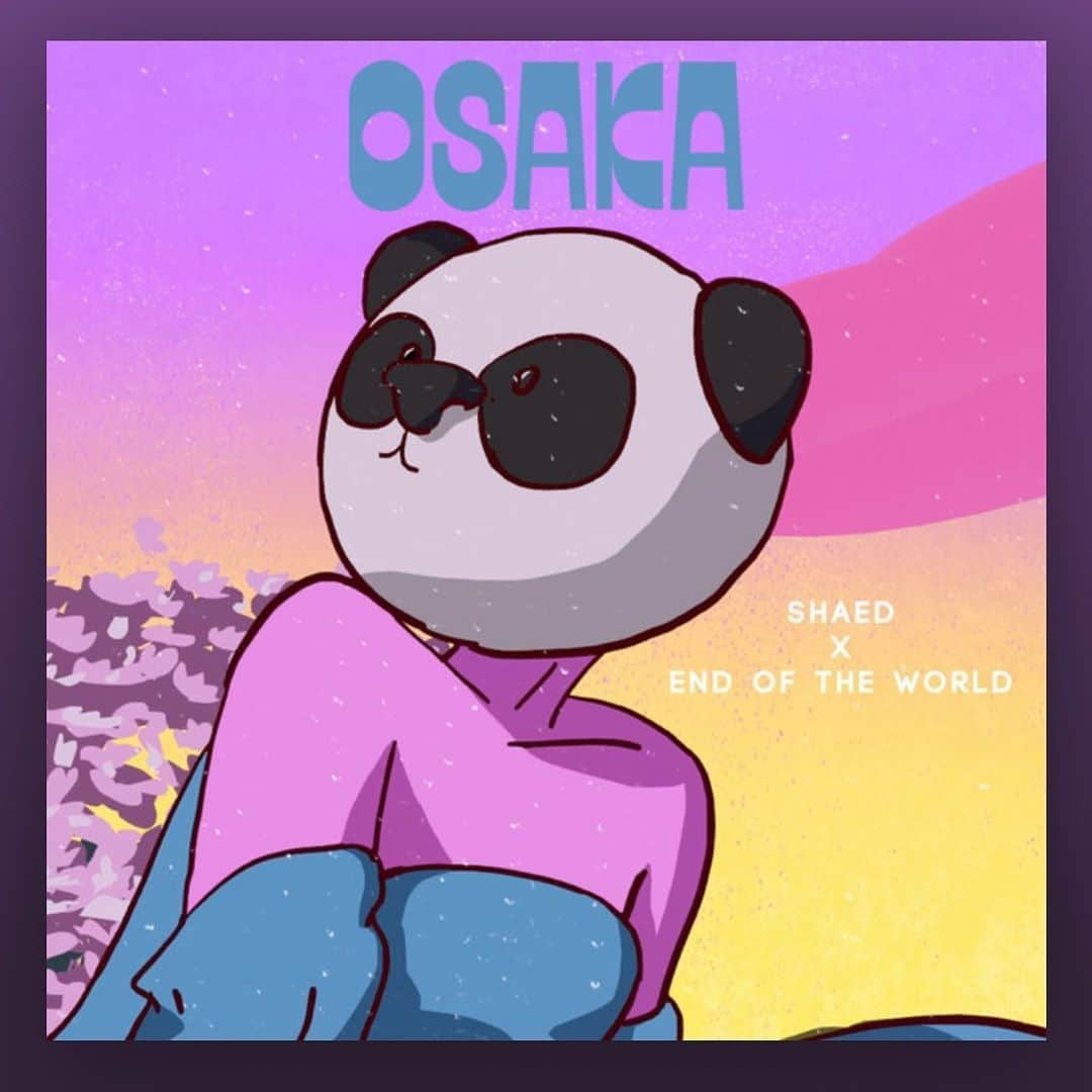 Nakajinのインスタグラム：「New track "Osaka (End Of The World Remix)" is out🐼  Thank you @shaedband !! link in stories」