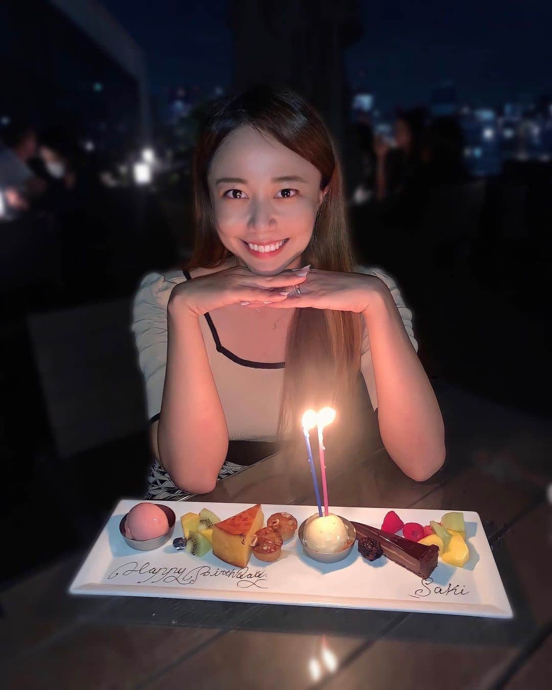 とくさきさんのインスタグラム写真 - (とくさきInstagram)「こんばんは⭐️ . 誕生日お祝いしてもらった時の写真🤳💕 誕生日からもう1ヶ月半以上経つけど🤣 . それでは✨」9月11日 20時30分 - tokusaki_golf