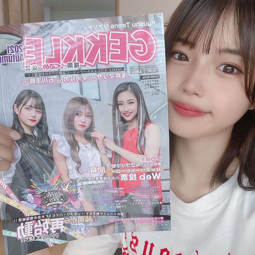 のインスタグラム：「そういえばそういえば、9月5日にGEKKLE発売されてるよ🥺 GEKKLE GlRLS FES のことも色々載ってるから、みんなチェックしてみてね❕💖」