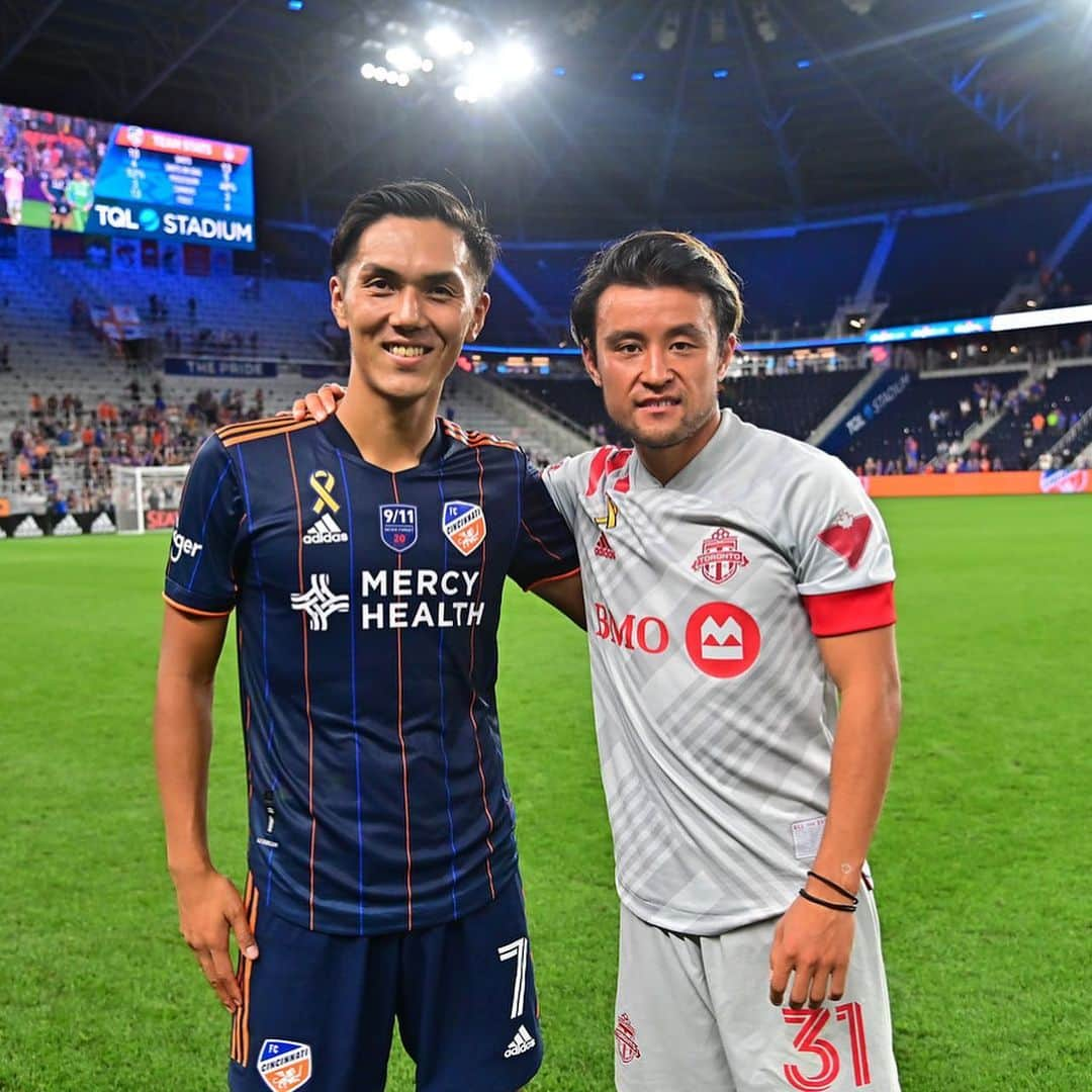 久保裕也さんのインスタグラム写真 - (久保裕也Instagram)「Great win in our home!! Thanks to the supporters for their big support yesterday!! We keep fighting!! 🔸🔹#fccincinnati」9月13日 6時17分 - kuboyuya31