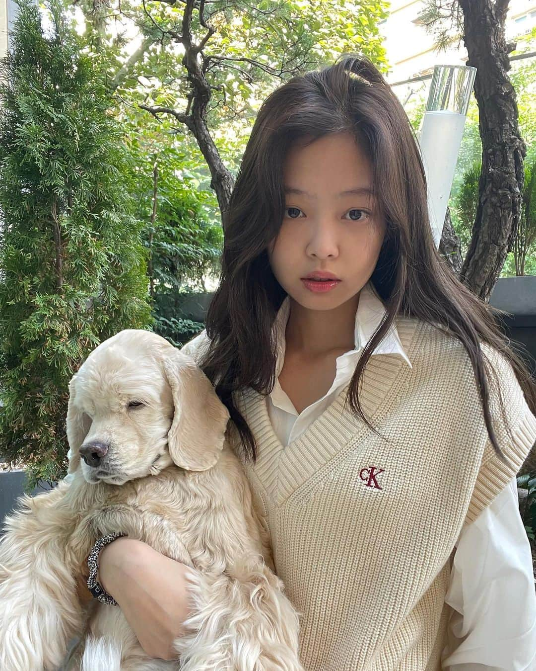 ジェニーさんのインスタグラム写真 - (ジェニーInstagram)「Today is ivory matching colour day for us」9月13日 14時23分 - jennierubyjane