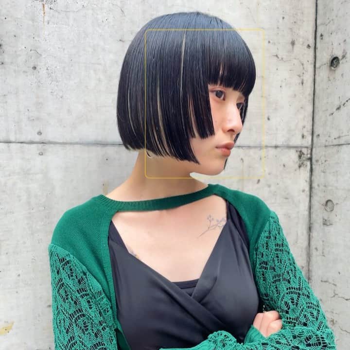 のインスタグラム：「姫カット入れませんか？？  スタイルチェンジもお任せ下さい  #ボブ　#ミニボブ　#姫カット #ボブ姫カット」