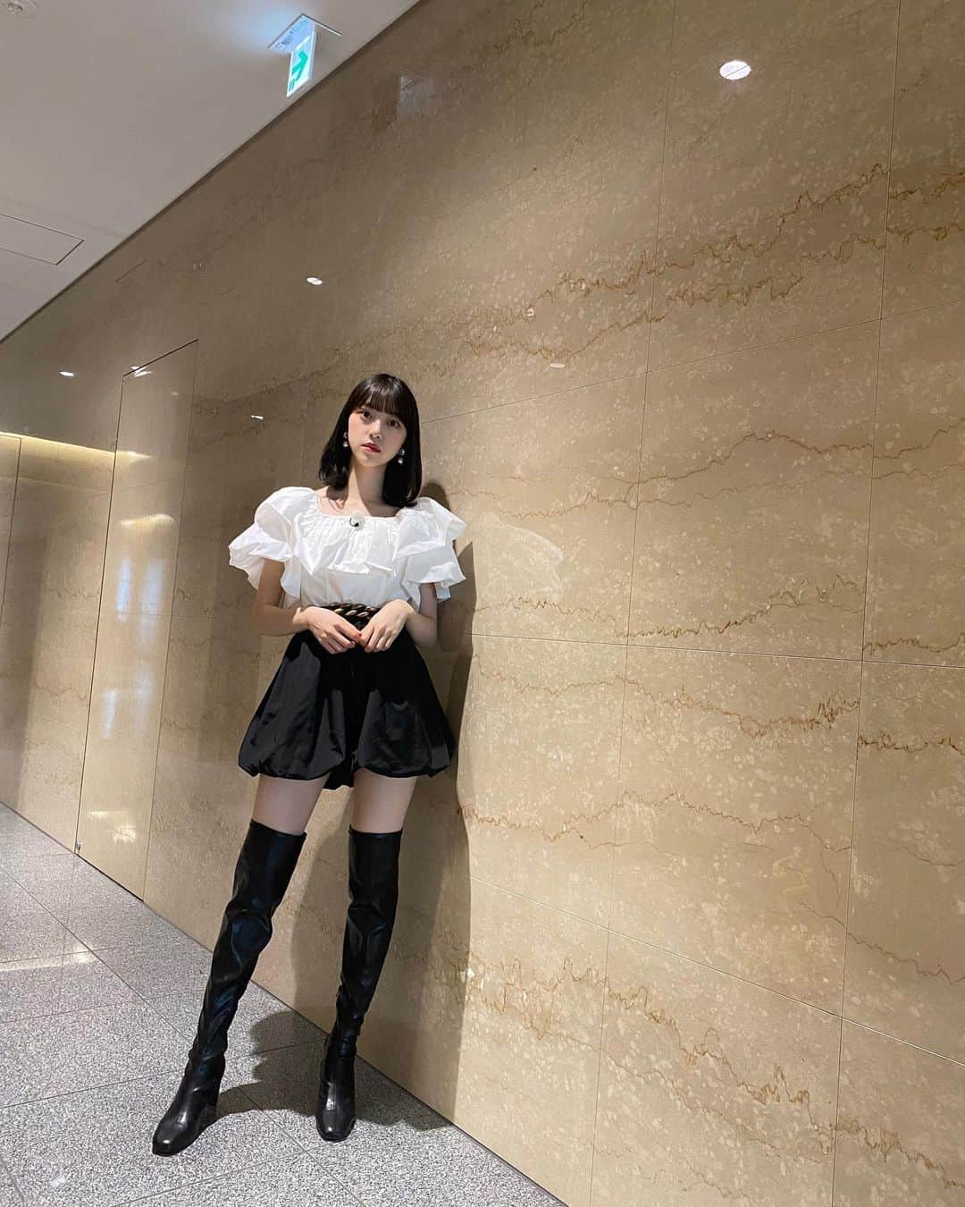 堀未央奈さんのインスタグラム写真 - (堀未央奈Instagram)「🦋🖤👢」9月14日 0時17分 - horimiona_official