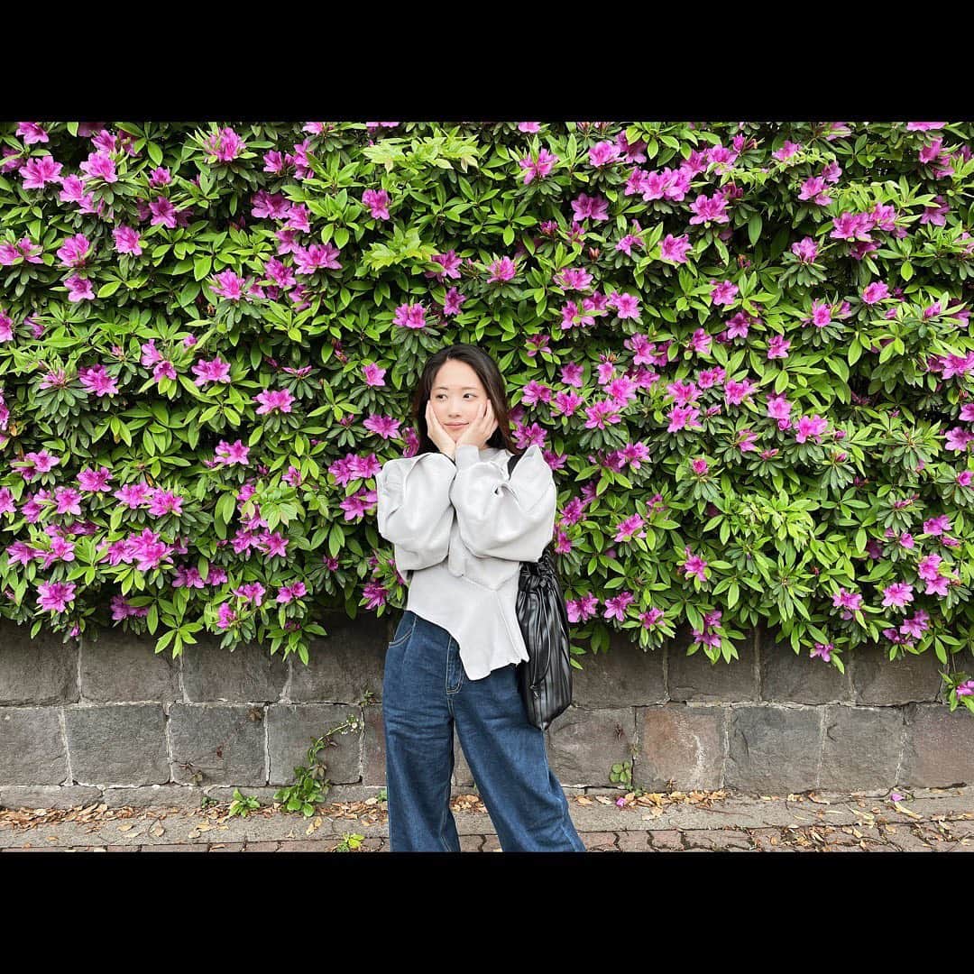 二宮芽生さんのインスタグラム写真 - (二宮芽生Instagram)「我就是喜欢这样的你🌺　Peace!」9月14日 21時55分 - meuninomiya