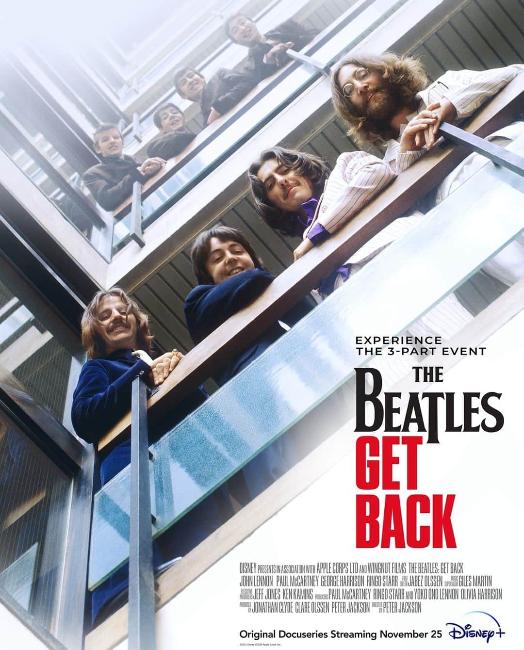 Disneyさんのインスタグラム写真 - (DisneyInstagram)「Check out the new poster for #TheBeatlesGetBack, a three-part Original Docuseries from director Peter Jackson streaming November 25 on @DisneyPlus.」10月13日 22時27分 - disney