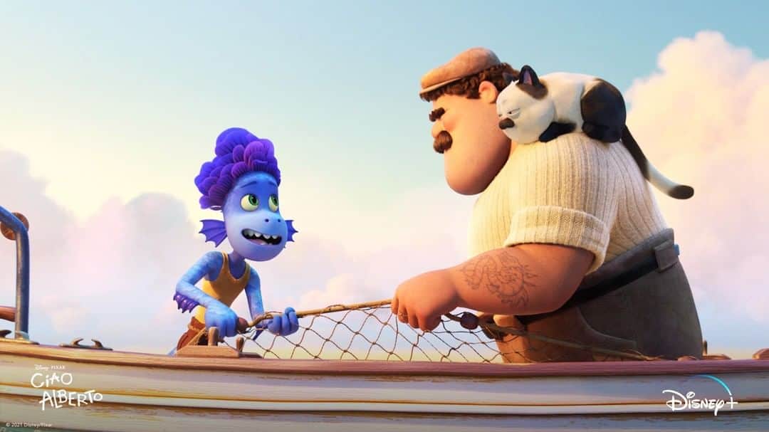 Disneyさんのインスタグラム写真 - (DisneyInstagram)「Life in Portorosso has been a catch for Alberto.🏖🐟 With Luca away, he’s been making waves to impress his mentor Massimo, the coolest human around.  Stream Pixar’s all-new Original Short #CiaoAlberto on November 12 on @DisneyPlus.」10月14日 1時07分 - disney