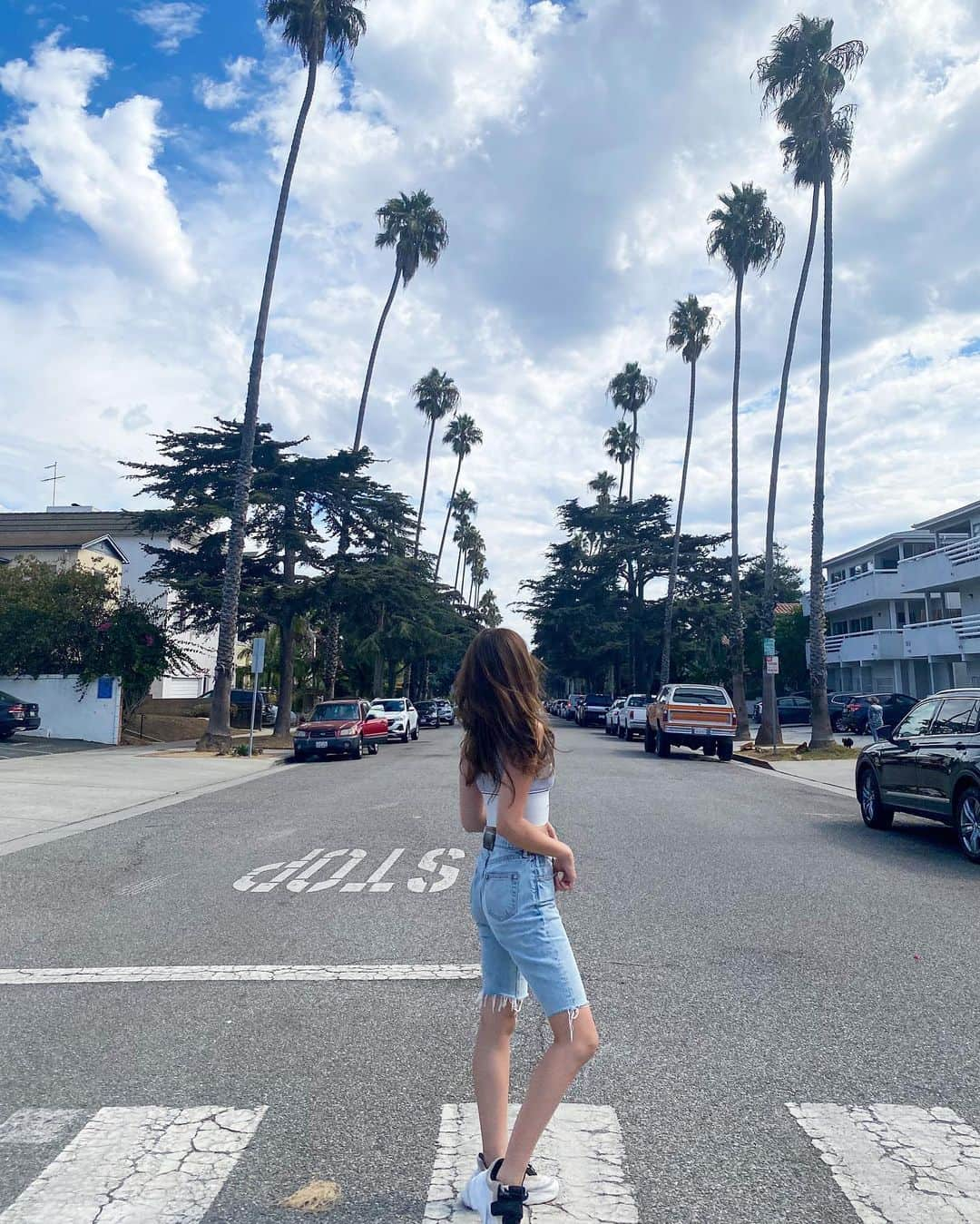 CHIHAさんのインスタグラム写真 - (CHIHAInstagram)「America 🇺🇸  #ootd #alexanderwang #travel #travelers #la #losangeles #santamonica」10月10日 1時55分 - chiha6170