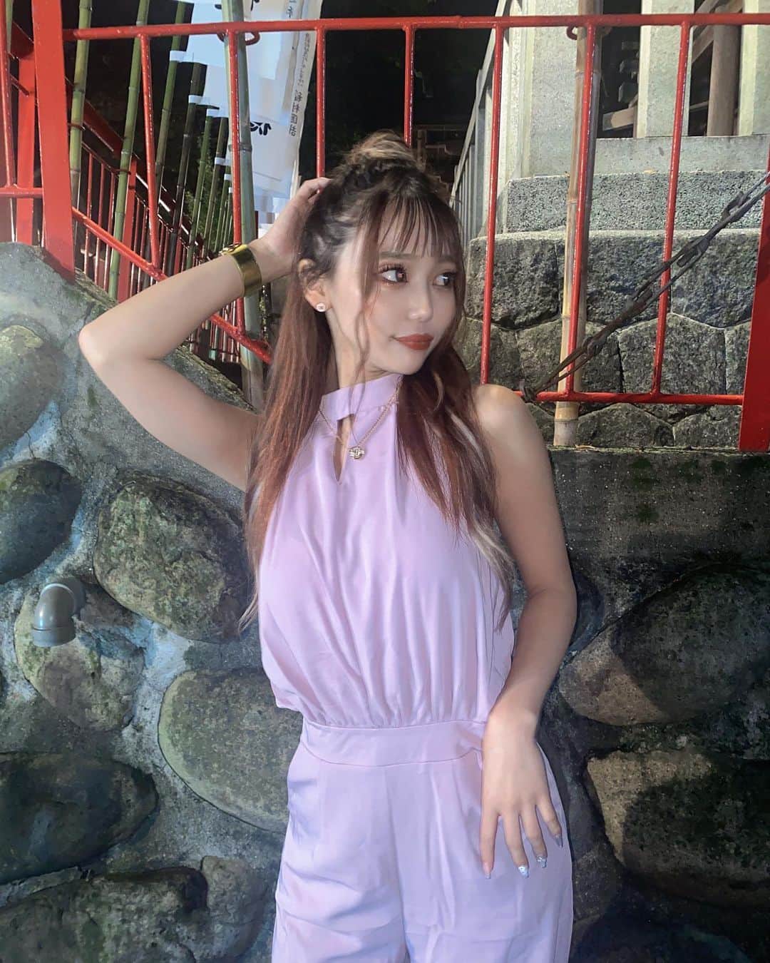 くまみゆさんのインスタグラム写真 - (くまみゆInstagram)「. . @dolly_officialshop のお洋服❤️ カラーはピンクのSサイズ着用❤️ 153cmなのでSサイズで丈感ピッタリでした⸂⸂⸜🔥⸝⸃⸃ ぜひ、チェックしてね！ . . #コーデ」10月10日 15時12分 - kumamiyu.24