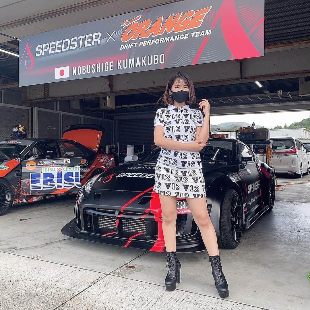 佐々木萌香さんのインスタグラム写真 - (佐々木萌香Instagram)「⛱🚗 .  FDJ in OKAYAMA SPEEDSTER Racing with Team ORANGE🍊 . #FDJ #fd #formuladrift #drift #racequeen #teamorange」10月11日 21時49分 - moeka_sasaki