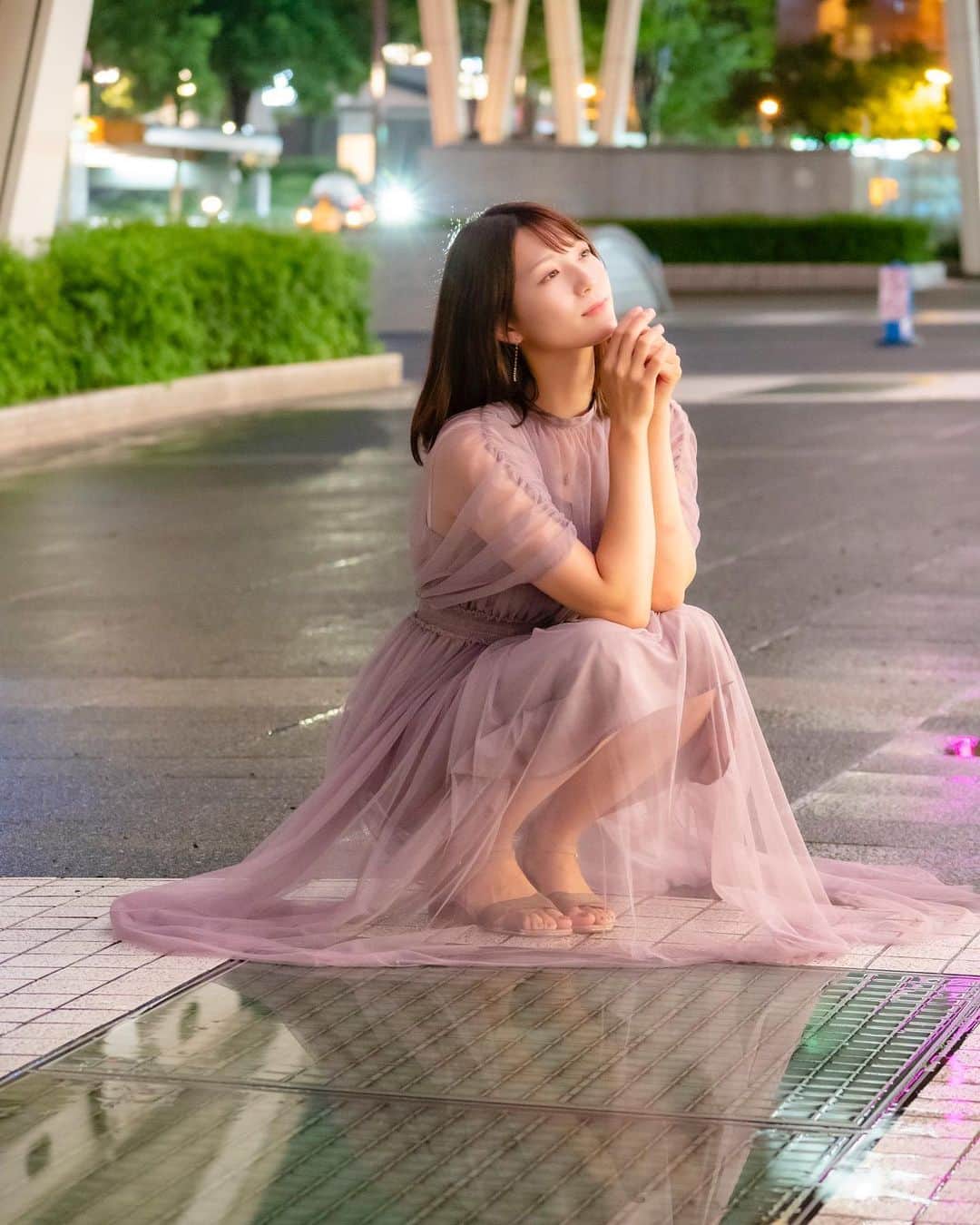 せなななせのインスタグラム：「夜撮✨✨」