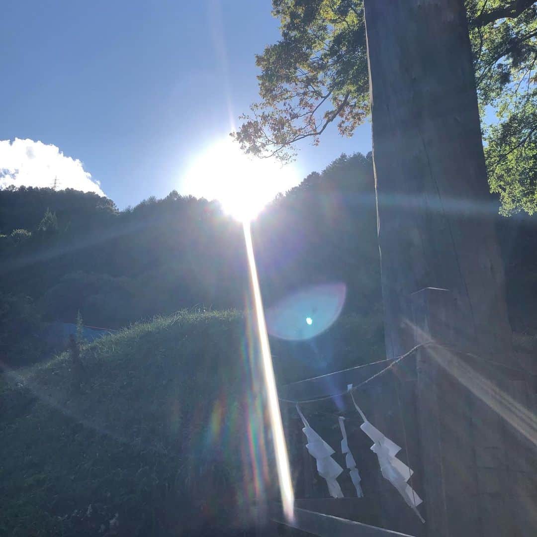 奥井雅美さんのインスタグラム写真 - (奥井雅美Instagram)「山梨、長野、八ヶ岳まわりをぐーるぐる💨 あと、諏訪大社前社にもお参りに行きました☺︎ 久しぶりの遠出。 やっば自然はええわぁ🍀✨」10月11日 20時14分 - masamiokui