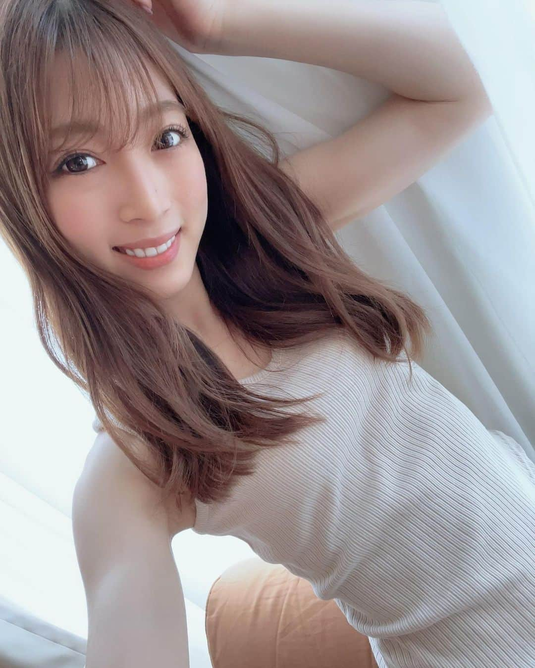 宇野栞菜（阿部栞菜）さんのインスタグラム写真 - (宇野栞菜（阿部栞菜）Instagram)「おはよ😊 今日から天気がぐずってきそうで寒くなりそうだから風邪ひかないでね😉」10月12日 7時12分 - kanna_uno