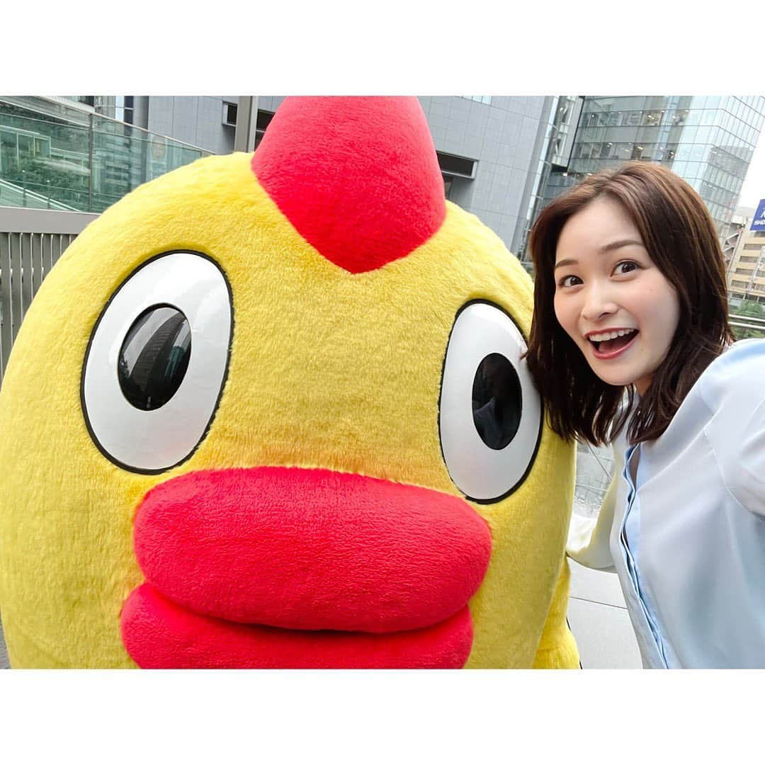 岩田絵里奈のインスタグラム：「そらジローとお仕事でした💫 every前の忙しい時にありがとう🥲🤲」