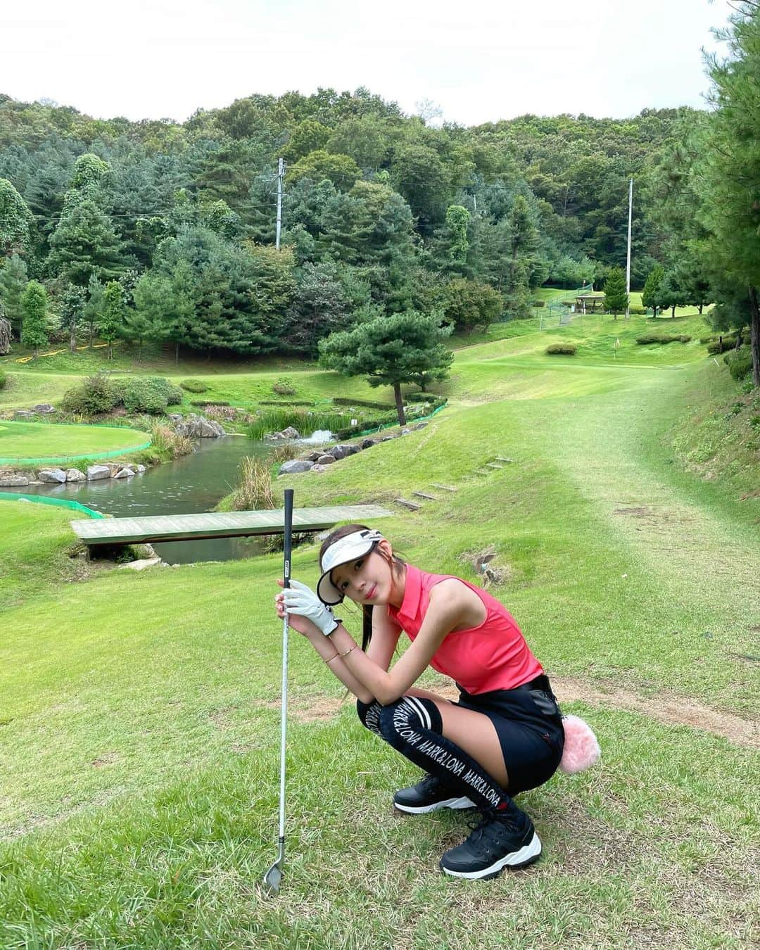 ヤオンイさんのインスタグラム写真 - (ヤオンイInstagram)「모닝 par3 두번 파 할 수 있었는데.. 아쉽...  아직 못쳐서 재밌다 ㅋㅋ 승부욕 자체가 생기지 않아...」10月12日 13時55分 - meow91__