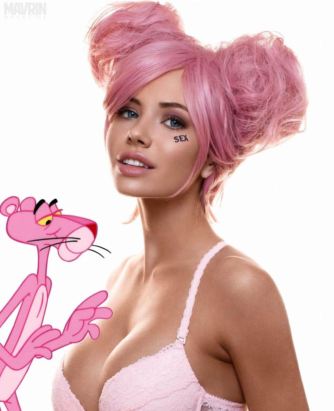 のインスタグラム：「Pink Panther & Pink @natalee.007  @007.nata.lee  📸 @mavrinstudios  for @mavrinmag」