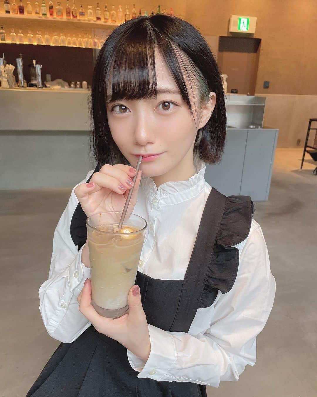 近藤真琴さんのインスタグラム写真 - (近藤真琴Instagram)「・ 最近カフェラテ飲みがち☕️」10月12日 20時05分 - onakasuitamakochan