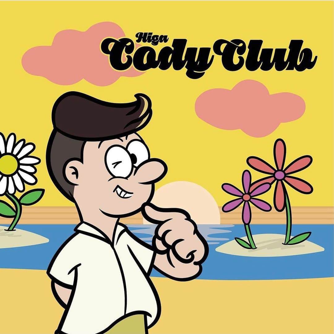 Cody Higaのインスタグラム：「Cody Club New opening!!  An illustration by @dimroom  PM : @d.d.fatboy & @kazuki_koyanagi   produce by @cody.1222   是非ご覧ください☺︎」