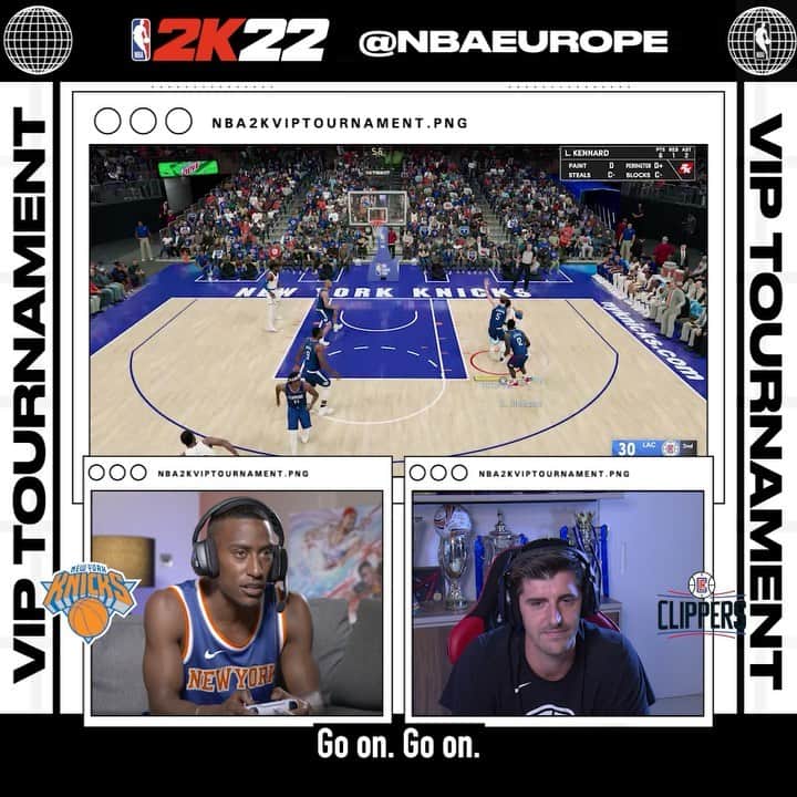 ティボ・クルトゥワのインスタグラム：「Today it’s my turn to compete in the @nba2k VIP Tournament!   Head over to @nbaeurope YouTube to watch me play 🏀」