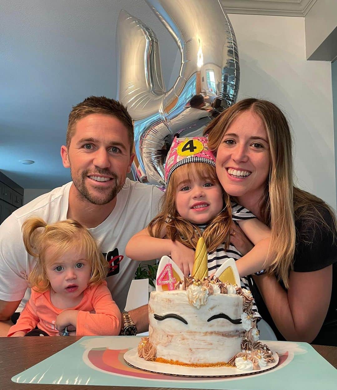 アンドレウ・フォンタスのインスタグラム：「Andrea’s 4th birthday!❤️」