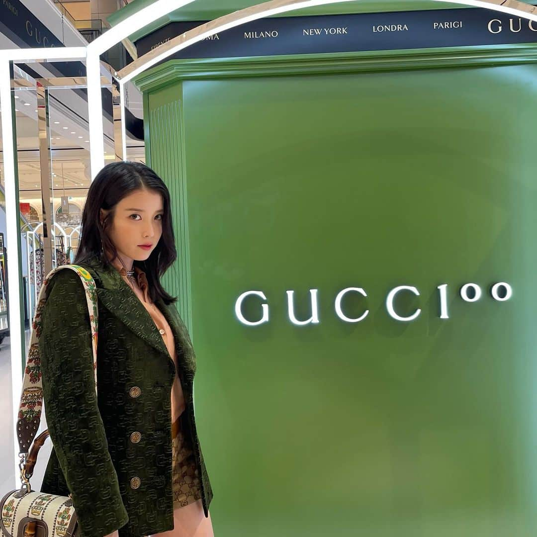 IUさんのインスタグラム写真 - (IUInstagram)「#gucci  🍁🌾🍂」10月13日 15時45分 - dlwlrma