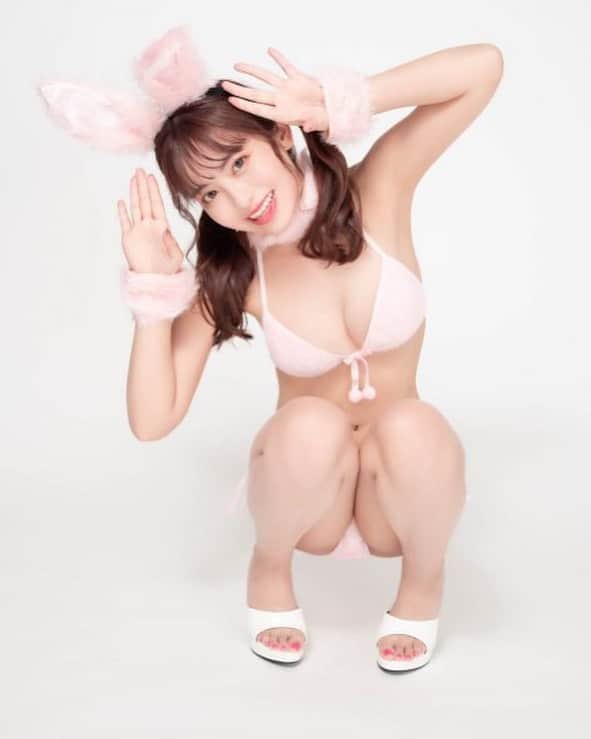 桜もこさんのインスタグラム写真 - (桜もこInstagram)「うさちゃん🐰🌸  #ハロウィン　#キャンペーン　#🎃　#pink #コスプレ　#japanesegirl #japanesemodel #instagram」10月13日 21時24分 - mokochan319