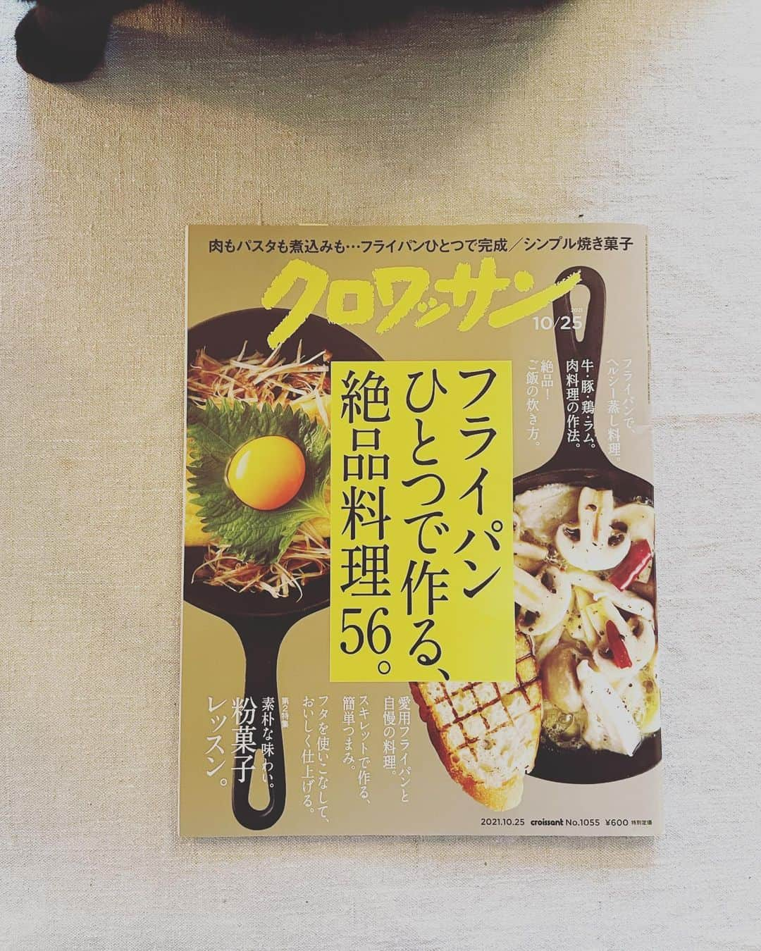 猫沢エミさんのインスタグラム写真 - (猫沢エミInstagram)「クロワッサン10月25日売り号の、《本を読んで会いたくなって》にて、1P に渡り「猫と生きる。」をご紹介頂きました。ありがとうございます🥲  この本が伝えたいこと、真意を素晴らしくよくまとめてくださっています。ぜひお読み頂けたら嬉しいです。  そして、福田里香さん、内田真美さんの〝大人の粉菓子〟特集、これまた痺れる〜😍 作ってみたいレシピだらけ👀💕  私とイオちゃんの記念碑的ツーショットも大きく掲載されているクロワッサン、ぜひお手に取ってみてくださいね❣️  #猫と生きる　#猫沢イオ　#猫沢エミ　#クロワッサンマガジン　#ピガ兄 のおてて🐾　#これを読めばより猫と生きるがよくわかる」10月13日 16時09分 - necozawaemi