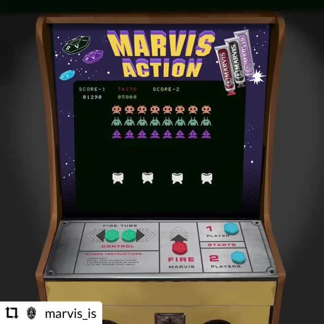 Marvis par AEGIS-Pharmaのインスタグラム：「Prêt à rejoindre la partie avec Marvis ? ✨🎮 #teammarvis . . . @marvis_is #marvis #dentifrice #toothpaste #luxe #illustration #creation #creativite #artwork #inspiration #artiste #design #aegis #dentifrice #marvisfrance #pharmacie #conceptstore #aegispharma #aegisapothecary #distributeur #produitsdexception #exception」