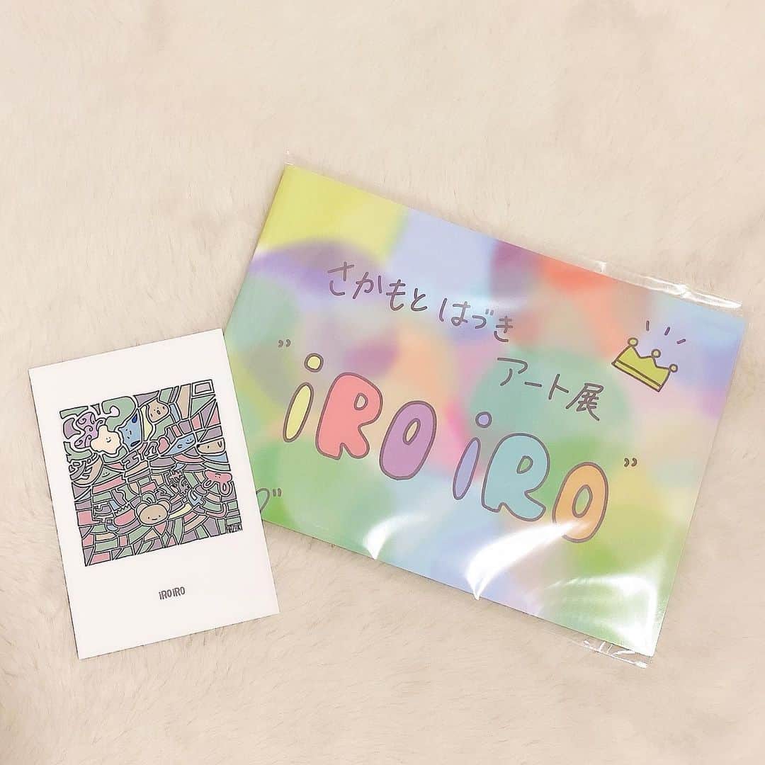 近藤沙瑛子のインスタグラム：「葉月ちゃんのアート展 どれも素敵な絵ばっかりでずっと見ていたかったˊᵕˋ癒されました… 最終日行けて良かった🐈」