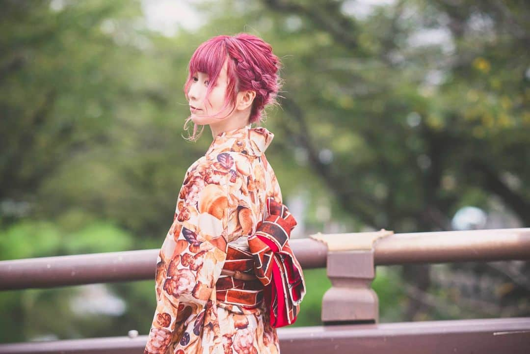 つなめるのインスタグラム：「2021/08/21 川越🍞 . #portrait #portraitphotography #portraitmodel #portraitart #yukata #川越 #浴衣 #ポートレート #ポートレートモデル #川越 #20210821 #写真好きな人と繋がりたい #ファインダー越しの私の世界ㅤ」