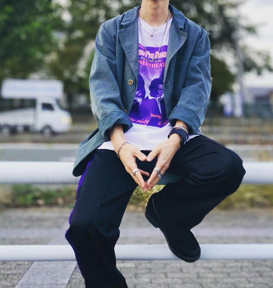 tetsuya togashiのインスタグラム：「🎱🎱🎱🎱 vintageのユーロワークジャケット 色味が良い♪」