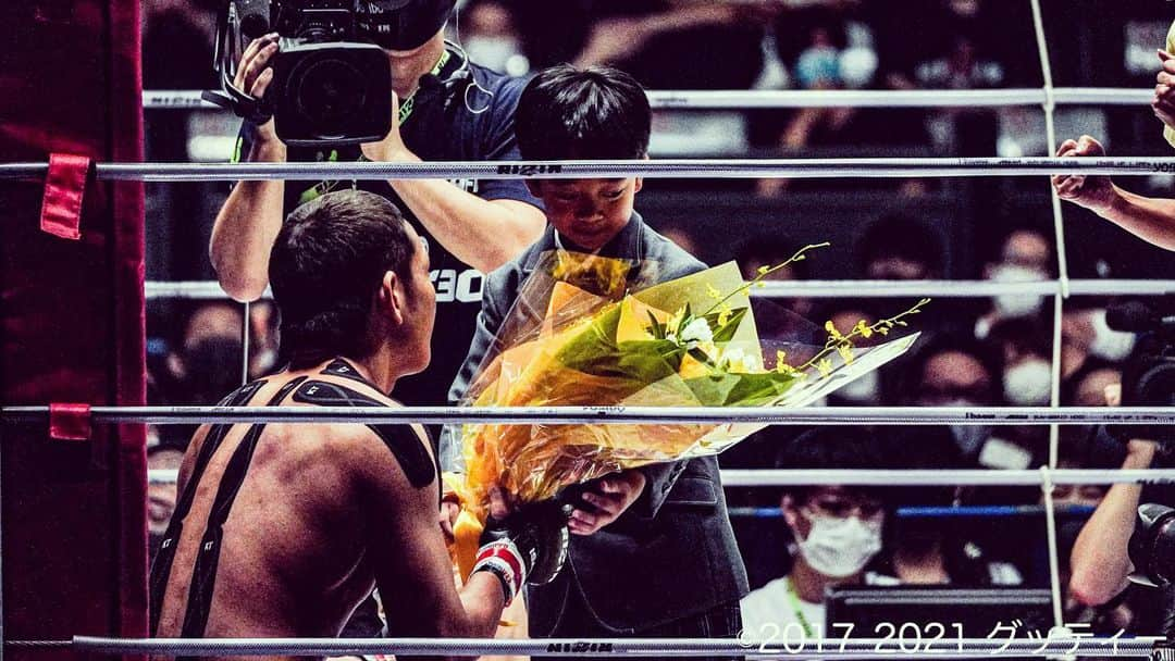 グッティーのインスタグラム：「ㅤ ㅤ 「感動を覚える」 ㅤ #佐々木憂流迦 選手 #RIZIN30 #グッティー写真」