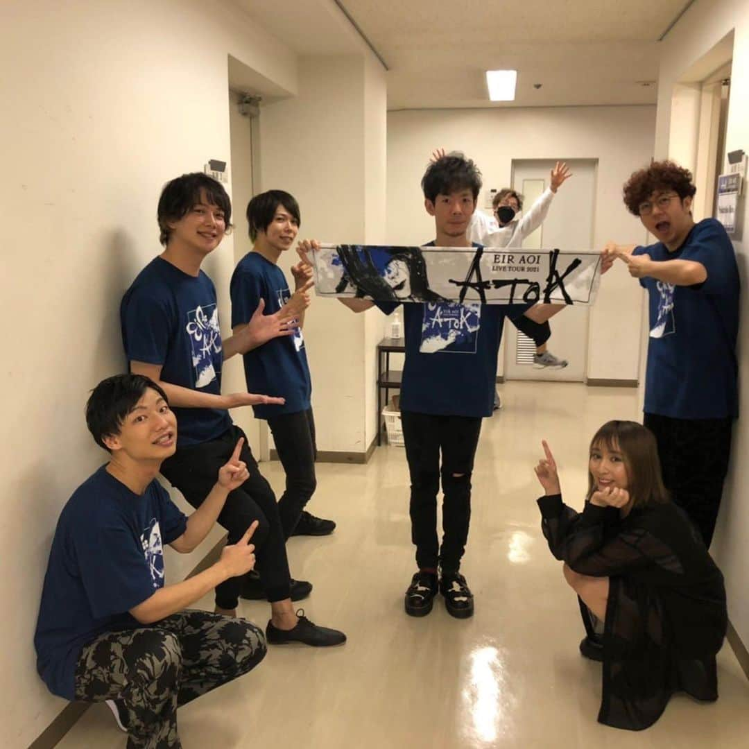 藍井エイルのインスタグラム：「ATOKツアー広島！ ありがとうございました！　  今日はエイルバンドのたくやさんも遊びに来てくれました☺️  広島また絶対帰ってくるね！！！✨  #ATOKツアー」