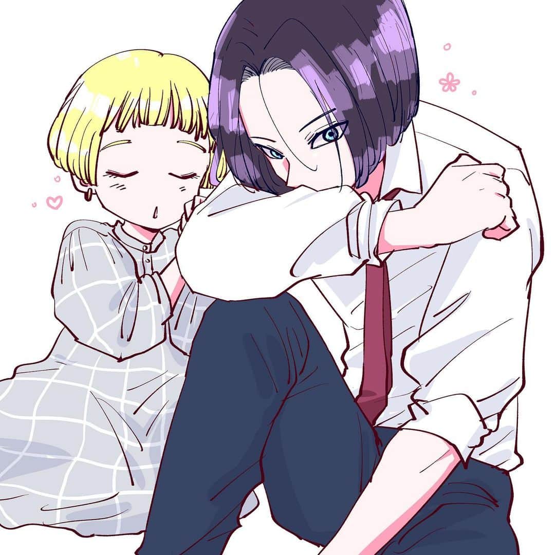 ミイコさんのインスタグラム写真 - (ミイコInstagram)「♡17号おじさんとマーロン  #ミイコのファンアート #17号のネクタイ姿が見たかっただけ👨‍💼 #最高に似合う」9月21日 19時41分 - miicooochan