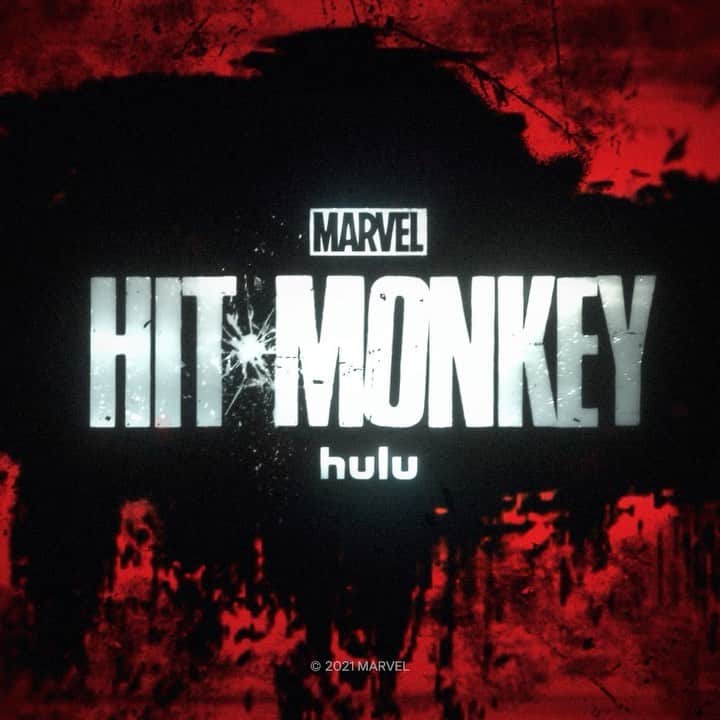 のインスタグラム：「Pure action. Darkly funny and emotional. A monkey in a suit. 🔥 I can’t wait for you to see #HitMonkey created by the brilliant @gansettandtrout @joshuadgordon directed by @nealholman (these guys are truly the best). With the dream cast @oliviamunn @georgehtakei @nobi2go. This show has some very special moments you’re not going to want to miss. Marvel’s @officialhitmonkey premieres Nov 17 only on @hulu. #HitMonkey」