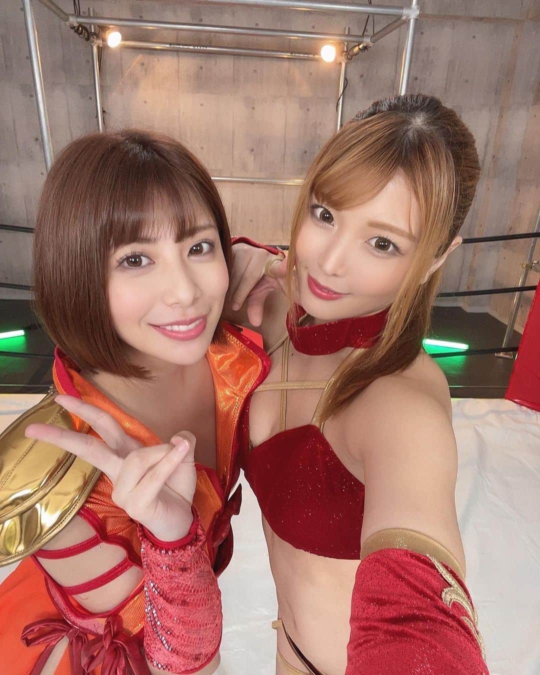 新村あかりのインスタグラム：「永野つかさちゃんと共演したよ〜〜🥺❤️」