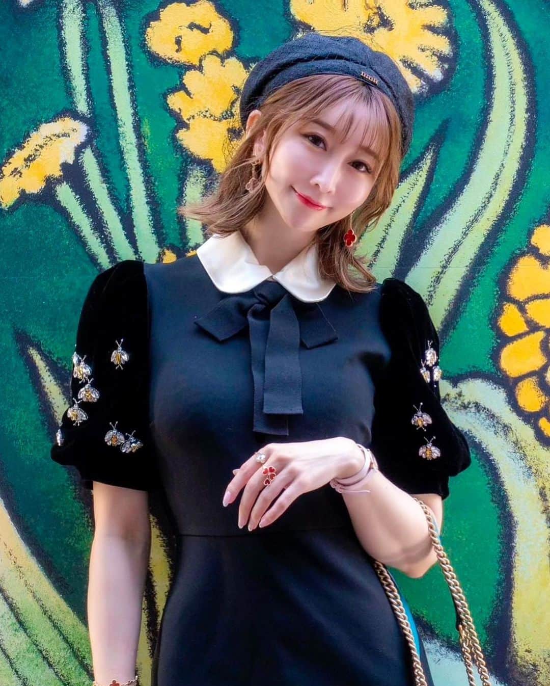 JUNKO（飯田順子）のインスタグラム：「『Gucci Osteria da Massimo Bottura Tokyo』のプレオープンへ ・ gucciのレストランが日本に初上陸🥂 入り口から可愛い🧡💛 ・ ・ #gucci#グッチ」