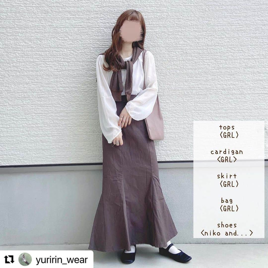 GRLさんのインスタグラム写真 - (GRLInstagram)「【👆画像をタップすると購入できるよ👆】 @yuririn_wear さん にGRL商品着用して頂いております💕 ありがとうございます✨ . @grl_official #グレイル #grl #プチプラ #ootd #fashion #プチプラコーデ #outfit #ファッション #可愛い #かわいい #コーデ #コーディネート #cute #大人カジュアル #カジュアルコーデ#GRL購入品#グレイル購入品#購入品 #パフスリーブトップス #マーメイドスカート #フレアパンツ」9月22日 13時06分 - grl_official