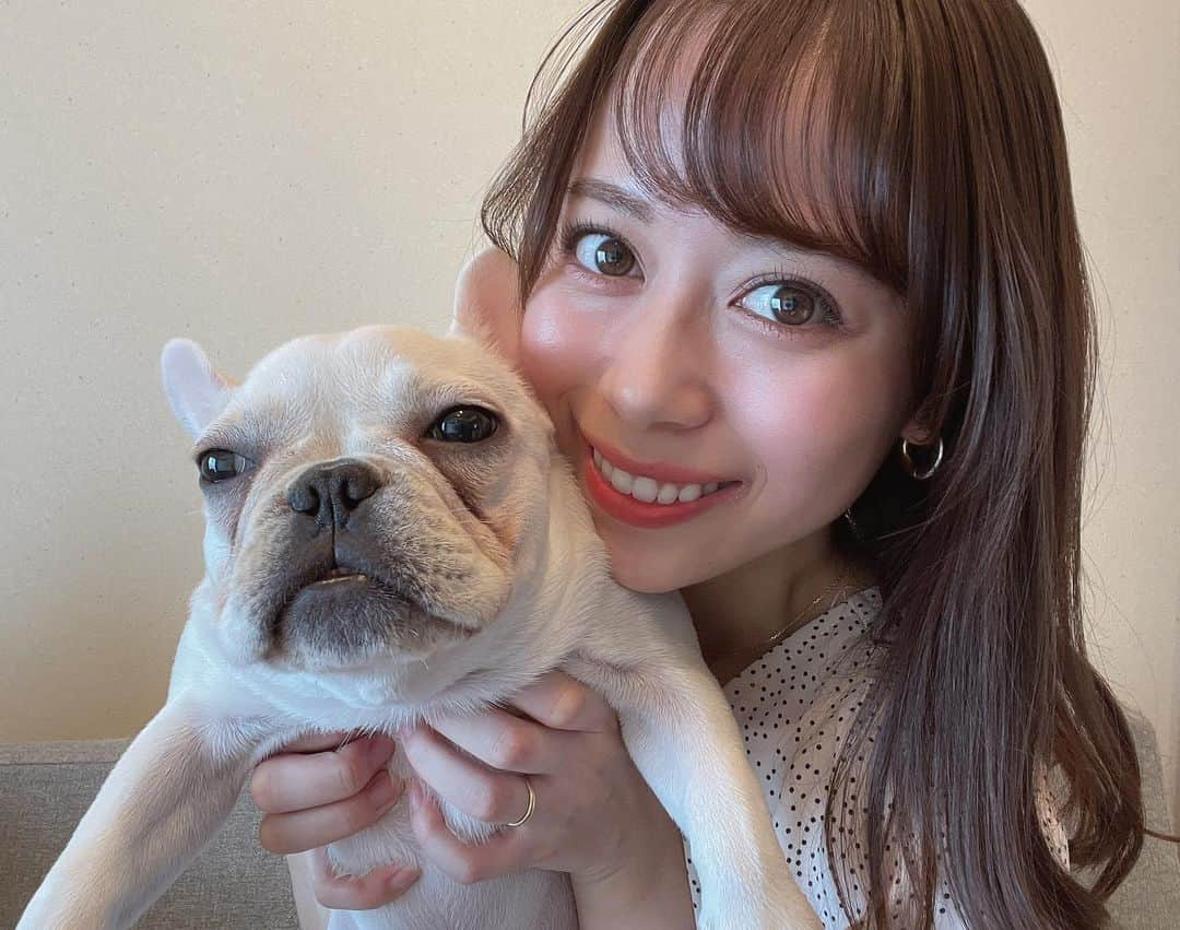 國嶋絢香さんのインスタグラム写真 - (國嶋絢香Instagram)「♡  久しぶりに🤣ちゃんとお化粧💄をしたので✨ 可愛い娘たちと撮ってみました🐶🐱💞  【 @shellytomani.co.jp 】 　👆こっちには動画を載せてみたよっ  #シェリーとマーニ #どっちもかなり迷惑そう😂 #付き合ってくれてありがとね❤️ #犬と猫のいる暮らし」9月22日 15時50分 - ayakakunishima