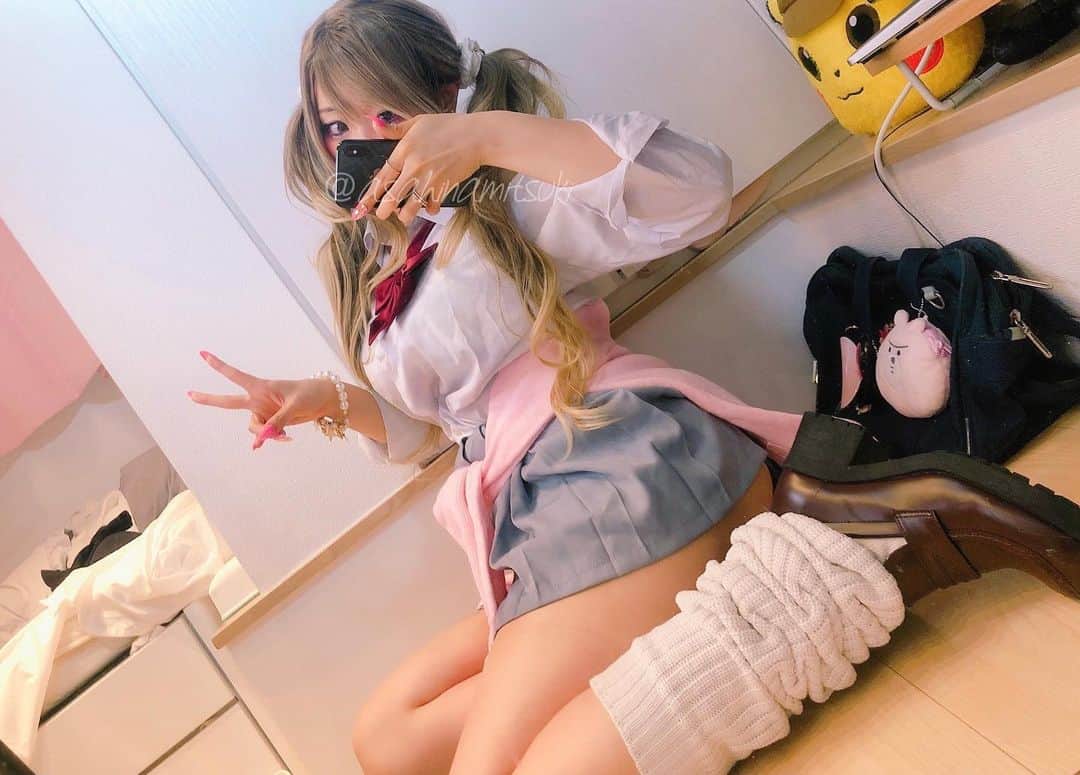 Minchanのインスタグラム：「gal    #コスプレ #グラビア  #life #instagood #instagram #instalike  #cosplaygirl #selfie #cosplayer #cosplay #otaku #gamergirl #gamergirls #自撮り女子 #japanesegirl #japanese #japanesecosplay  #curvygirl #gal #xoxo💋 #코스프레 #여자 #여자친구 #fllowme」