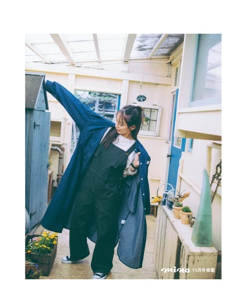 吉岡里帆さんのインスタグラム写真 - (吉岡里帆Instagram)「BIG BILL  新しいレディースライン！ シンプルで着心地良かったです。  @bigbill_jp @mina.magazine」9月23日 10時17分 - riho_yoshioka