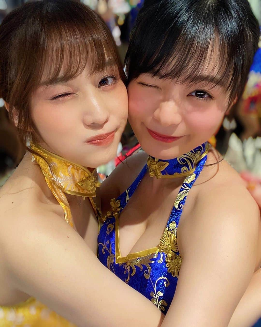 橘花凛さんのインスタグラム写真 - (橘花凛Instagram)「RISEラウンドガールペアのみづきちと❤️ みづりんです🥰🐼💕 愛おしいみづきちを抱きしめました。💕  @rise_2003official  @hoshina_mizuki  #RISE_WS #MISHONE」9月24日 0時24分 - rintakahashi0809