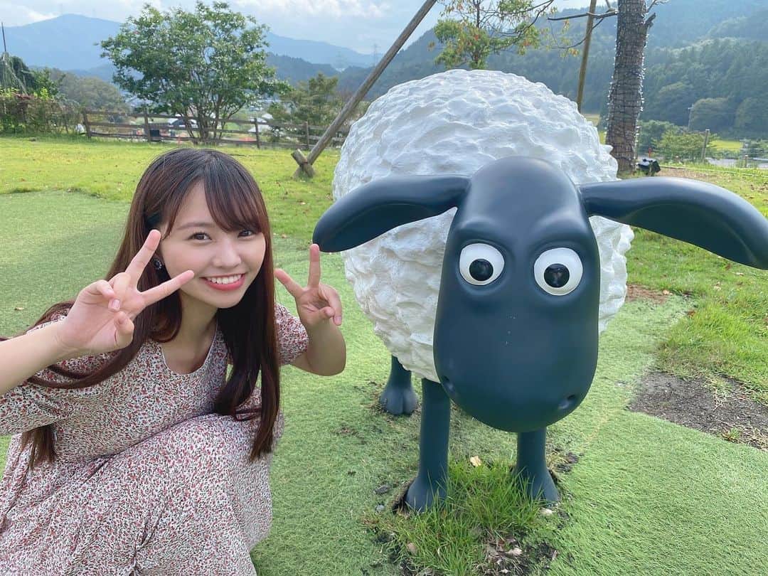 本郷柚巴のインスタグラム：「新しい友達が沢山できました🐑👨🏻‍🦰」