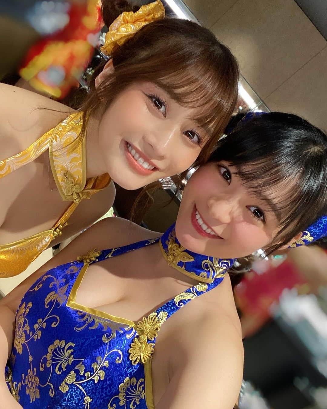 星名美津紀さんのインスタグラム写真 - (星名美津紀Instagram)「你好💙  R-1SE Force  横浜衣装はチャイナ😍  オフショットです 💙💚💜💛❤️🤍🧡💓  #cygames presents  #rise_ws 2021 YOKOHAMA🥊💥 #チャイナドレス」9月24日 19時57分 - hoshina_mizuki