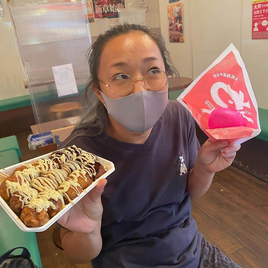 GOSAMARUのインスタグラム：「大阪大会良き大会でした。 心地よい筋肉痛と痛み。 プロレスしてる！生きてる心地します！ #琉ドラ #rd_pw #大阪 #琉ドラ #わなか #たこ焼き」