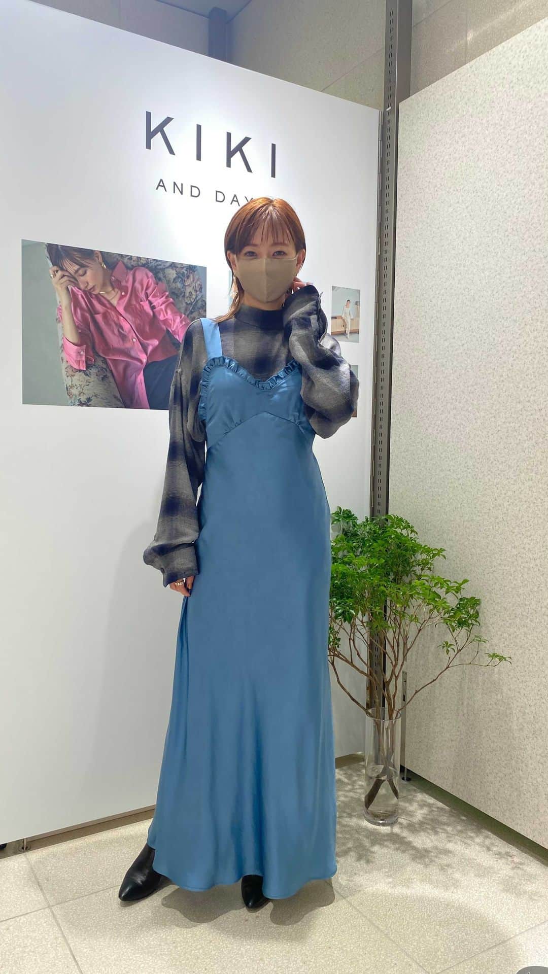 伊藤千晃のインスタグラム：「ライフスタイルブランドKIKI AND DAYSが渋谷スクランブルエア 5階 ＋Q（プラスク）グッズ内 Event Stage 5AにてPOP UP STOREを開催中です！ 本日15:00まで接客させていただきます✨」