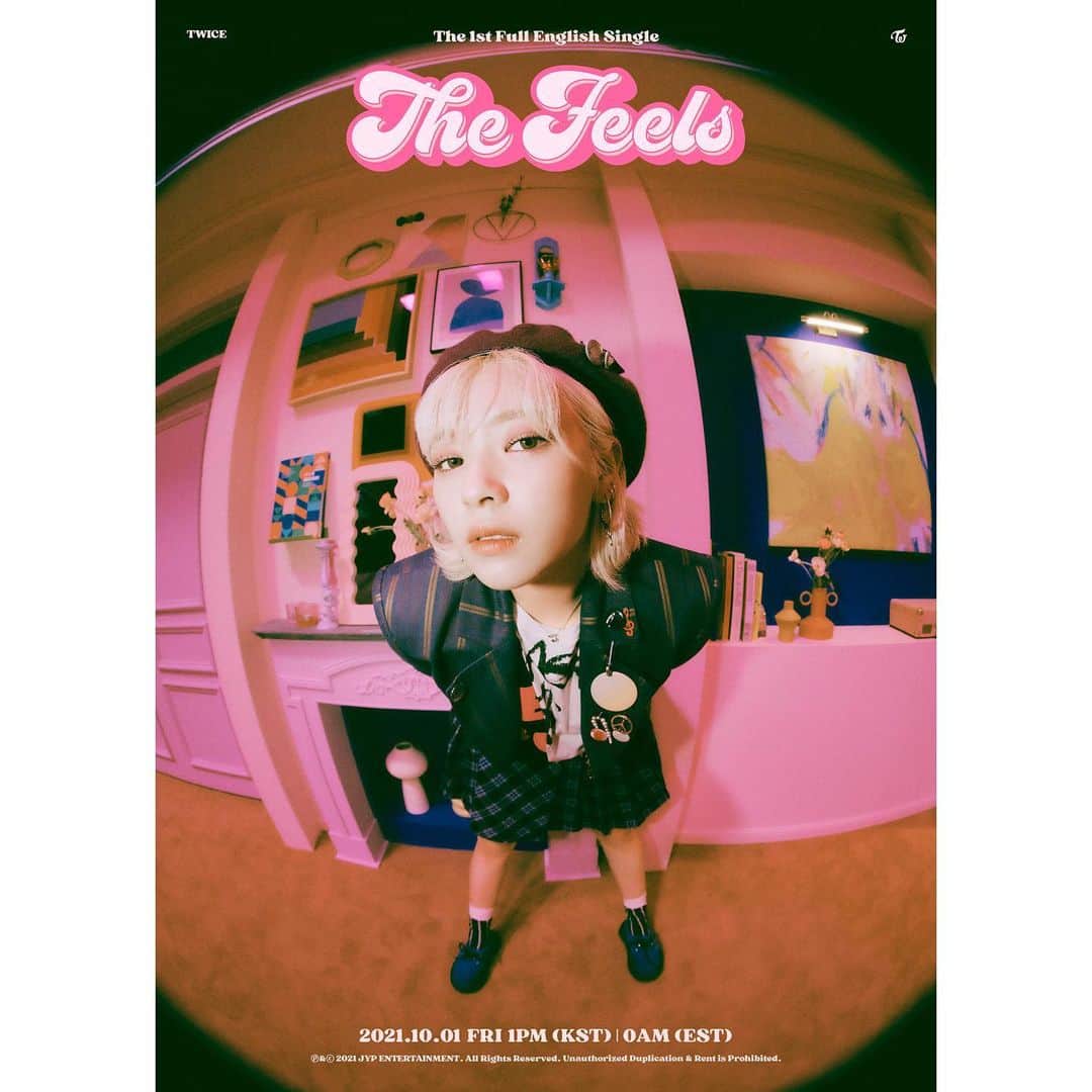 TWICEさんのインスタグラム写真 - (TWICEInstagram)「TWICE 1ST Full English Single "The Feels"  Concept Photo 3 JEONGYEON  Release on 10.01_FRI , 0AM (EST) 1PM (KST)  📌<The Feels> Pre-save & Pre-order https://twice.lnk.to/the-feels  #TWICE #트와이스 #TheFeels #GetTheFeelsWithTWICE」9月25日 13時30分 - twicetagram