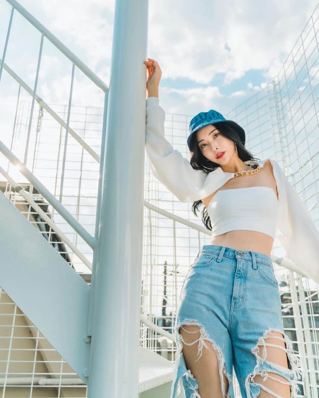 のインスタグラム：「. . adidas × ivyparkの帽子が超可愛いから見て😍 . photo @shirapyonphoto  . #model#gravure#racequeen#gridgirls #时装#自拍#照片#粉我##팔로우환영#팔로우미#셀카그램#란제리#レースクイーン#portrait #shooting#モデル#ファッション#作品撮り#photography#adidasivypark」