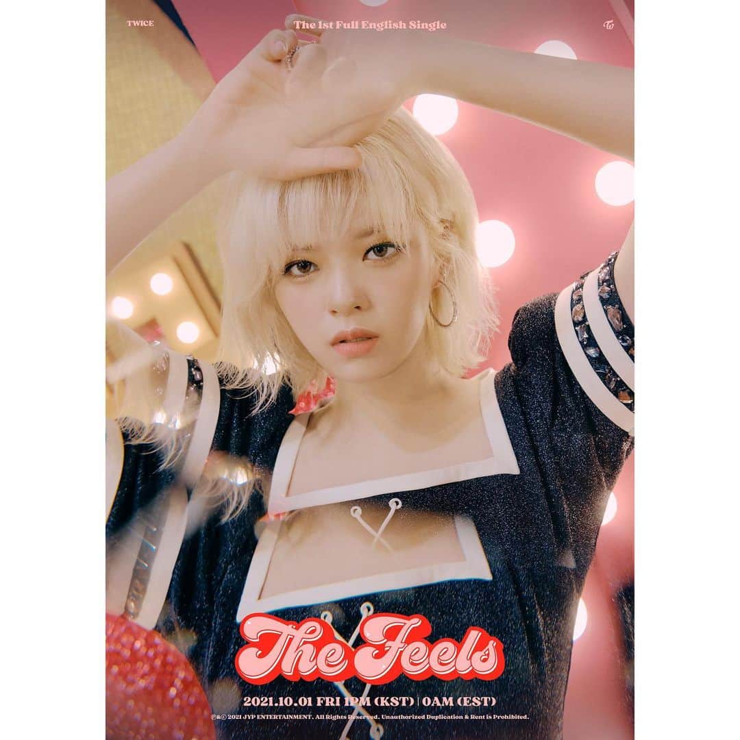 TWICEさんのインスタグラム写真 - (TWICEInstagram)「TWICE 1ST Full English Single "The Feels"  Concept Photo 4 JEONGYEON  Release on 10.01_FRI , 0AM (EST) 1PM (KST)  📌<The Feels> Pre-save & Pre-order https://twice.lnk.to/the-feels  #TWICE #트와이스 #TheFeels #GetTheFeelsWithTWICE」9月26日 13時06分 - twicetagram